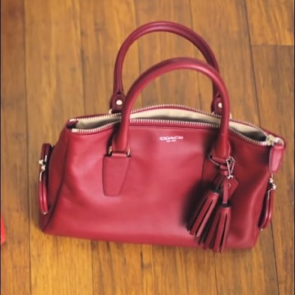 ISO!!!!! Coach legacy too zip satchel black cherry - Picture 2 of 3